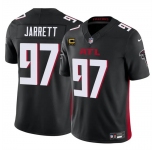 Men's Atlanta Falcons #97 Grady Jarrett Black 2024 F.U.S.E With 4-Star C Patch Vapor Untouchable Limited Stitched Football Jersey