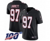 Men's Atlanta Falcons #97 Grady Jarrett Black Alternate Vapor Untouchable Limited Player 100th Season Football Jersey
