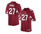 Men's Nike Arizona Cardinals #27 Tyvon Branch Limited Red Team Color NFL Jersey