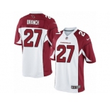 Men's Nike Arizona Cardinals #27 Tyvon Branch Limited White NFL Jersey