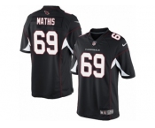 Men's Nike Arizona Cardinals #69 Evan Mathis Limited Black Alternate NFL Jersey