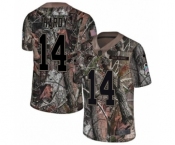 Men's Nike Atlanta Falcons #14 Justin Hardy Limited Camo Rush Realtree NFL Jersey