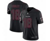 Men's Nike Atlanta Falcons #18 Calvin Ridley Limited Black Rush Impact NFL Jersey