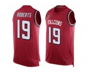 Men's Nike Atlanta Falcons #19 Andre Roberts Limited Red Player Name & Number Tank Top NFL Jersey