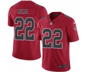 Men's Nike Atlanta Falcons #22 Keanu Neal Elite Red Rush Vapor Untouchable NFL Jersey