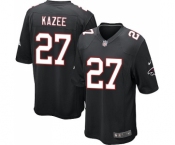 Men's Nike Atlanta Falcons #27 Damontae Kazee Game Black Alternate NFL Jersey