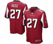 Men's Nike Atlanta Falcons #27 Damontae Kazee Game Red Team Color NFL Jersey