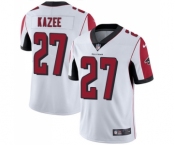 Men's Nike Atlanta Falcons #27 Damontae Kazee White Vapor Untouchable Limited Player NFL Jersey