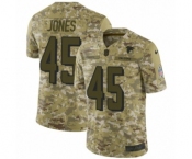 Men's Nike Atlanta Falcons #45 Deion Jones Limited Camo 2018 Salute to Service NFL Jersey