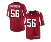Men's Nike Atlanta Falcons #56 Sean Weatherspoon Limited Red Team Color NFL Jersey