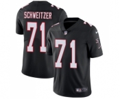 Men's Nike Atlanta Falcons #71 Wes Schweitzer Black Alternate Vapor Untouchable Limited Player NFL Jersey