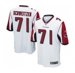 Men's Nike Atlanta Falcons #71 Wes Schweitzer Game White NFL Jersey