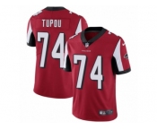 Men's Nike Atlanta Falcons #74 Tani Tupou Red Team Color Vapor Untouchable Limited Player NFL Jersey