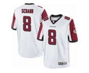 Men's Nike Atlanta Falcons #8 Matt Schaub Limited White NFL Jersey
