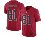 Men's Nike Atlanta Falcons #81 Austin Hooper Elite Red Rush Vapor Untouchable NFL Jersey