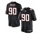 Men's Nike Atlanta Falcons #90 Derrick Shelby Limited Black Alternate NFL Jersey