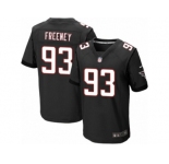 Men's Nike Atlanta Falcons #93 Dwight Freeney Elite Black Alternate NFL Jersey