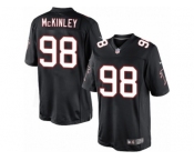 Men's Nike Atlanta Falcons #98 Takkarist McKinley Limited Black Alternate NFL Jersey