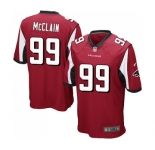 Men's Nike Atlanta Falcons #99 Terrell McClain Game Red Team Color NFL Jersey