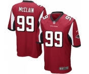 Men's Nike Atlanta Falcons #99 Terrell McClain Game Red Team Color NFL Jersey