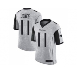 Nike Atlanta Falcons #11 Julio Jones Gray Men's Stitched NFL Limited Gridiron Gray II Jersey