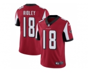 Nike Atlanta Falcons #18 Calvin Ridley Red Team Color Men Stitched NFL Vapor Untouchable Limited Jersey