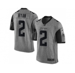 Nike Atlanta Falcons #2 Matt Ryan Gray Men's Stitched NFL Limited Gridiron Gray Jersey