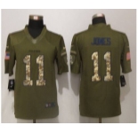 nike nfl jerseys atlanta falcons #11 jones army green[nike Limited Salute To Service]