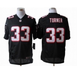 nike nfl jerseys atlanta falcons #33 turner black[nike limited]