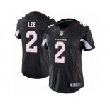 Women Nike Arizona Cardinals #2 Andy Lee Black Alternate Vapor Untouchable Limited Player NFL Jersey