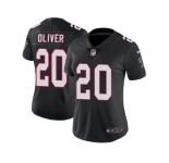 Women Nike Atlanta Falcons #20 Isaiah Oliver Black Alternate Stitched NFL Vapor Untouchable Limited Jersey
