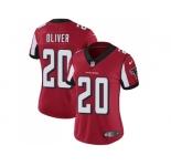 Women Nike Atlanta Falcons #20 Isaiah Oliver Red Team Color Stitched NFL Vapor Untouchable Limited Jersey