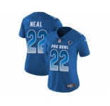 Women Nike Atlanta Falcons #22 Keanu Neal Royal Stitched NFL Limited NFC 2018 Pro Bowl Jersey