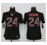 Women Nike Atlanta Falcons #24 Devonta Freeman Impact Black Jerseys