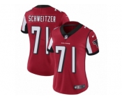 Women Nike Atlanta Falcons #71 Wes Schweitzer Red Team Color Vapor Untouchable Limited Player NFL Jersey