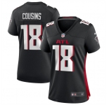 Women's Atlanta Falcons #18 Kirk Cousins Black Stitched Jersey