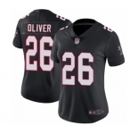 Women's Atlanta Falcons #26 Isaiah Oliver Black Alternate Vapor Untouchable Limited Player Football Jersey