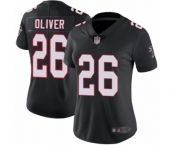 Women's Atlanta Falcons #26 Isaiah Oliver Black Alternate Vapor Untouchable Limited Player Football Jersey