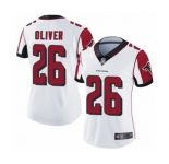 Women's Atlanta Falcons #26 Isaiah Oliver White Vapor Untouchable Limited Player Football Jersey