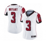 Women's Atlanta Falcons #3 Matt Bryant White Vapor Untouchable Limited Player Football Jersey