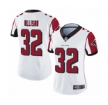 Women's Atlanta Falcons #32 Qadree Ollison White Vapor Untouchable Limited Player Football Jersey