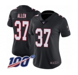 Women's Atlanta Falcons #37 Ricardo Allen Black Alternate Vapor Untouchable Limited Player 100th Season Football Jersey