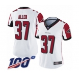 Women's Atlanta Falcons #37 Ricardo Allen White Vapor Untouchable Limited Player 100th Season Football Jersey