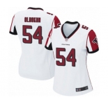 Women's Atlanta Falcons #54 Foye Oluokun Game White Football Jersey