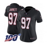 Women's Atlanta Falcons #97 Grady Jarrett Black Alternate Vapor Untouchable Limited Player 100th Season Football Jersey