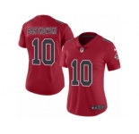 Women's Nike Atlanta Falcons #10 Steve Bartkowski Limited Red Rush NFL Jersey