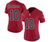 Women's Nike Atlanta Falcons #10 Steve Bartkowski Limited Red Rush Vapor Untouchable NFL Jersey