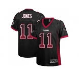 Women's Nike Atlanta Falcons #11 Julio Jones Black Alternate Stitched NFL Elite Drift Fashion Jersey