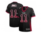Women's Nike Atlanta Falcons #11 Julio Jones Black Alternate Stitched NFL Elite Drift Fashion Jersey