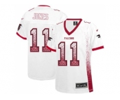 Women's Nike Atlanta Falcons #11 Julio Jones White Stitched NFL Elite Drift Fashion Jersey